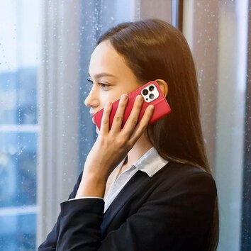 DUX DUCIS kabura HIVO do IPHONE 15 Pro czerwona