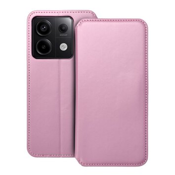 Kabura DUAL POCKET Book do XIAOMI Redmi Note 13 Pro 5G jasny rowy