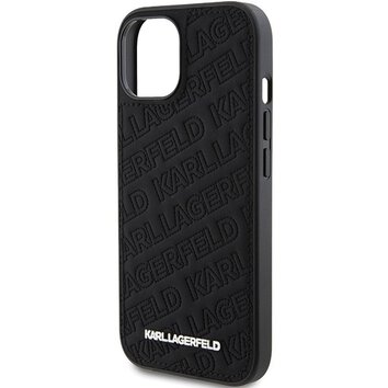 Oryginalne Etui KARL LAGERFELD Hardcase KLHCP15SPQKPMK do iPhone 15 (Quilted Pattern  / czarny)