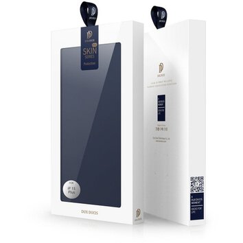 DUX DUCIS Skin Pro - futerał z klapką do Apple iPhone 15 Plus niebieski