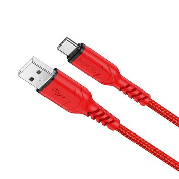 HOCO kabel USB do Typ C 3A VICTORY X59 1 m czerwony