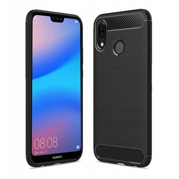 Futera CARBON do HUAWEI P20 LITE czarny