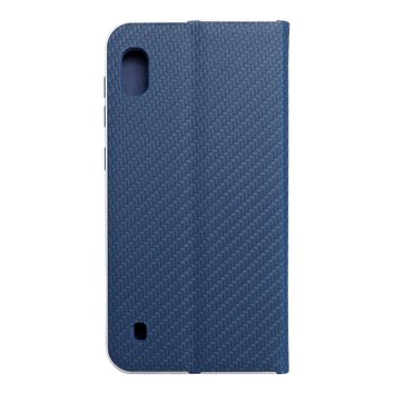 Kabura LUNA Book Carbon do SAMSUNG A10 niebieski