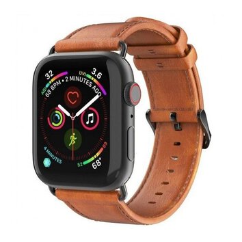 DUX DUCIS pasek YA skrzany do Apple Watch 42 / 44 / 45 / 49 mm brzowy
