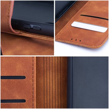 Kabura TENDER Book do SAMSUNG A14 4G / A14 5G brzowy