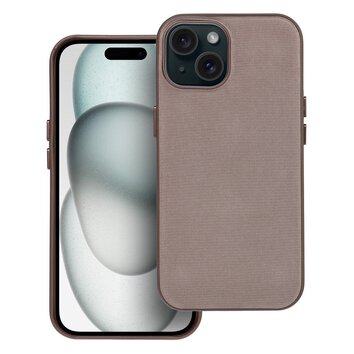 Woven Mag Cover kompatybilne z MagSafe do IPHONE 15 jasny brzowy