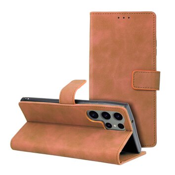 Kabura TENDER Book do SAMSUNG S23 Ultra brzowy