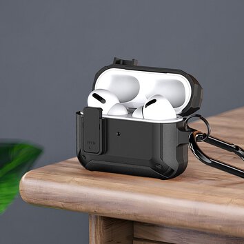 DUX DUCIS PECO - futera ochronny typu armor na AirPods 3 czarny