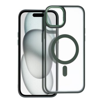 Futera Matte Mag Cover kompatybilny z MagSafe do IPHONE 15 PLUS zielony