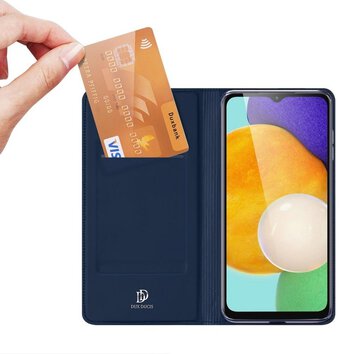 DUX DUCIS kabura SKIN PRO do SAMSUNG A14 4G / 5G niebieska
