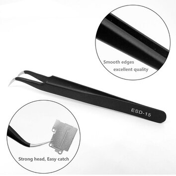 UF-TOOLS - Zestaw pincet ESD-9 (9szt.)