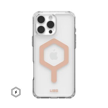 Futerał (UAG) Urban Armor Gear Plyo kompatybilny z MagSafe do IPHONE 16 Pro Max ice / rose gold