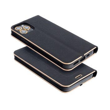 Kabura LUNA Book Gold do HUAWEI P30 Pro czarny