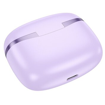 HOCO suchawki bezprzewodowe bluetooth TWS EQ10 fioletowe
