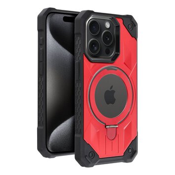 Futera Armor Mag Cover kompatybilny z MagSafe do IPHONE 15 PRO czerwony