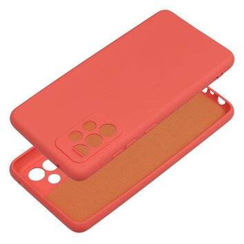 Futerał SILICONE do SAMSUNG Galaxy A52 5G / A52 LTE ( 4G ) / A52S brzoskwiniowy