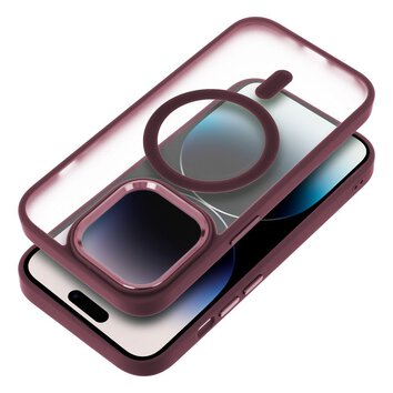 Futera MATTE MAG COVER kompatybilny z MagSafe do IPHONE 13 Pro czerwony