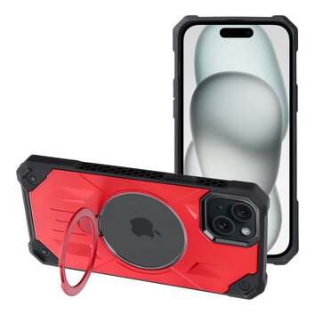 Futera Armor Mag Cover kompatybilny z MagSafe do IPHONE 15 PLUS czerwony