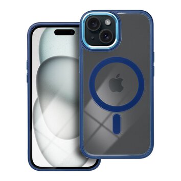 Futera Color Edge Mag Cover kompatybilny z MagSafe do IPHONE 15 niebieski
