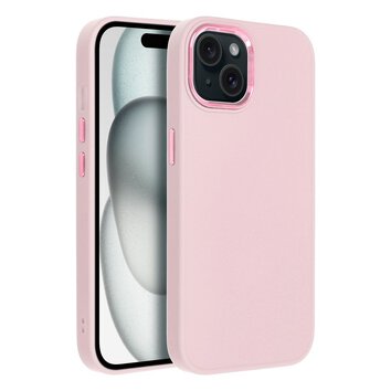 Futerał FRAME do IPHONE 15 pudrowy róż