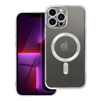 Futera Electro Mag Cover kompatybilny z MagSafe do IPHONE 13 PRO MAX srebrny