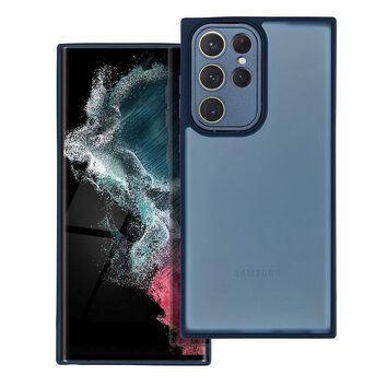 Futera VARIETE do SAMSUNG S22 Ultra granatowy
