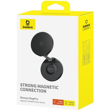 BASEUS uchwyt biurkowy skadany magnetyczny kompatybilny z Magsafe BS-HP016 czarny