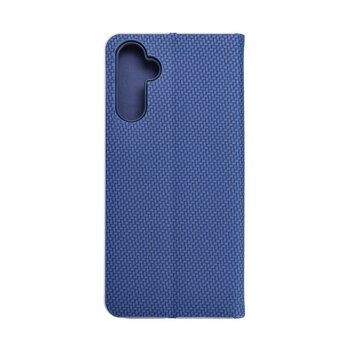 Kabura LUNA Book Carbon do SAMSUNG A14 4G / A14 5G niebieski