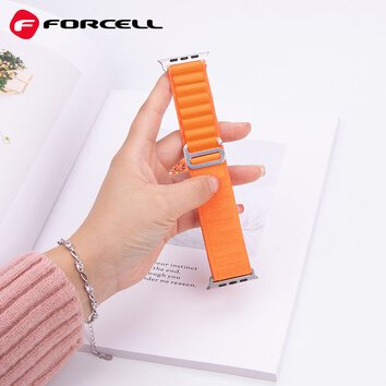 FORCELL F-DESIGN FA13 pasek / opaska do Apple Watch 38/40/41mm pomaraczowa