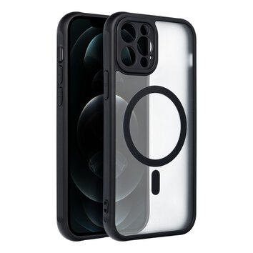 Futerał FULL MATTE MAG COVER kompatybilny z MagSafe do IPHONE 12 Pro czarny