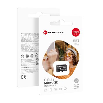 FORCELL F-DATA karta pamięci 128GB UHS-I U3 class 10