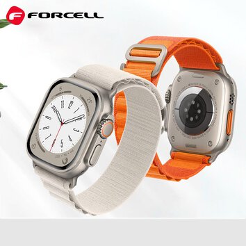 FORCELL F-DESIGN FA13 pasek / opaska do Apple Watch 38/40/41mm pomaraczowa