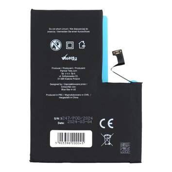 BLUE STAR HQ bateria do IPHONE 13 Pro Max 4352 mAh