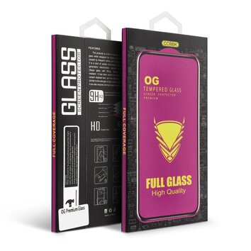 Szko Hartowane OG Premium Glass - do Iphone 12 / 12 Pro czarny