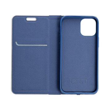 Kabura LUNA Book Carbon do SAMSUNG A21s niebieski
