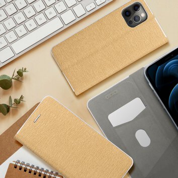 Kabura LUNA Book Gold do XIAOMI Redmi NOTE 13 PRO Plus 5G złoty