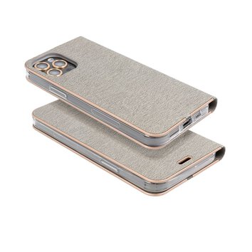 Kabura LUNA Book Gold do SAMSUNG XCover 7 srebrny