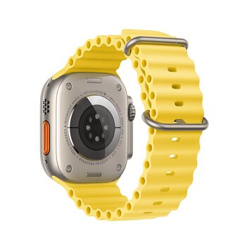 FORCELL F-DESIGN FA12 pasek / opaska do Apple Watch 42/44/45/49mm zlta