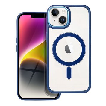 Futera COLOR EDGE MAG COVER kompatybilny z MagSafe do IPHONE 14 niebieski