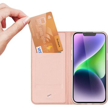 DUX DUCIS Skin Pro - futerał z klapką do Apple iPhone 15 Plus różowy