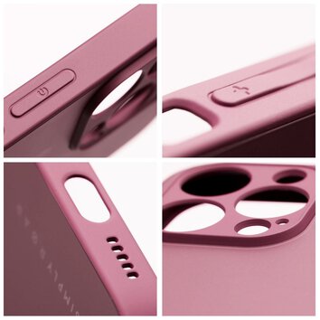 Futera Roar Matte Glass Case - do iPhone XR bordowy