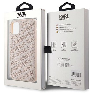 Oryginalne Etui KARL LAGERFELD Hardcase KLHCN61PQKPMP do iPhone 11 (Quilted K Pattern / rowy)