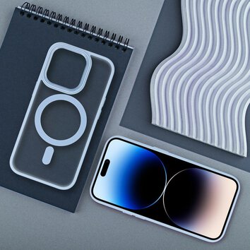 Futera MATTE MAG COVER kompatybilny z MagSafe do IPHONE 11 Pro niebieski