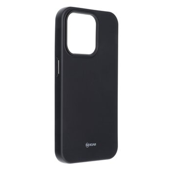 Futera Roar Colorful Jelly Case - do iPhone 15 Pro Czarny