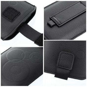Futera Uniwersalny Deko - do Iphone X / XS / 11 Pro / Samsung A40/ S10e czarny
