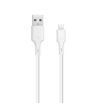 Kabel Blue Star ze zczem USB A do iPhone Lightning 2.4A - biay