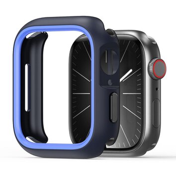 DUX DUCIS futera BAMO do Apple Watch 7 / 8 / 9 45 mm czarno niebieski