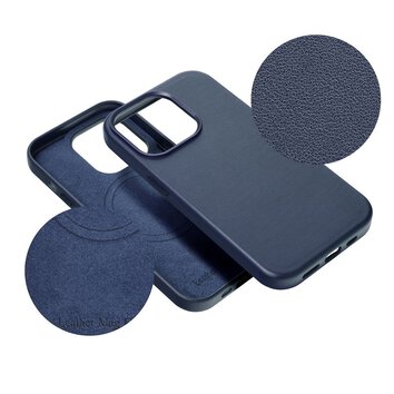Leather Mag Cover kompatybilne z MagSafe do IPHONE 14 PLUS niebieski