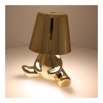Lampka nocna GOLD MAN Art Deco siedzcy (wzr 7) MLTL