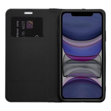 Kabura LUNA Book Carbon do IPHONE 14 Pro Max czarny
